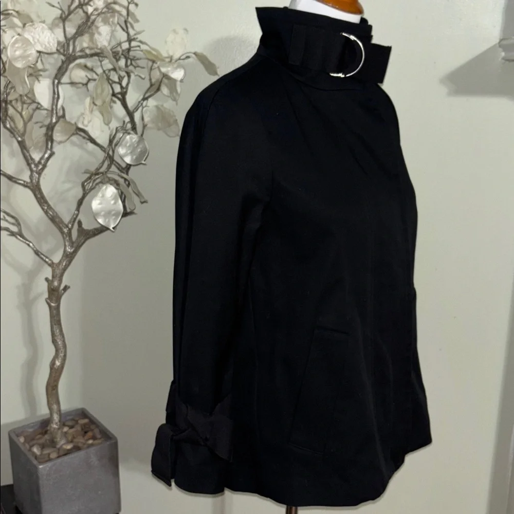 Ann Taylor Black Jacket Winter Cotton Spandex